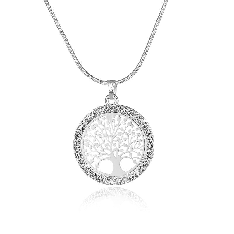 Tree of Life Pendant Necklace，Gold/Silver/Rose Gold