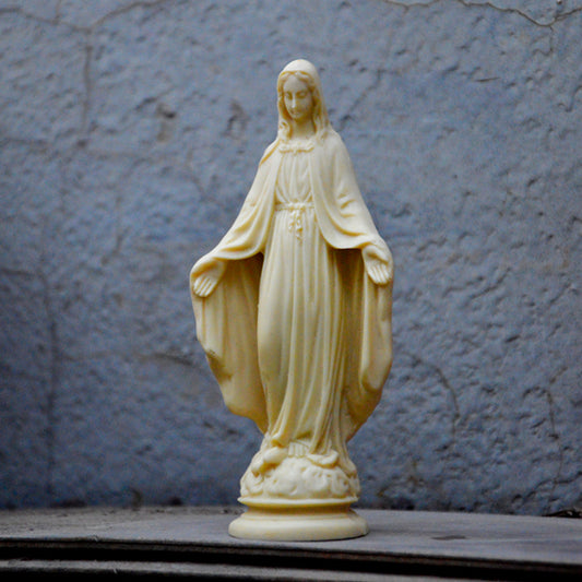 Virgin Mary Statue, 5.7 Inch Catholic Blessed Virgin Mother Mary Statues, Resin