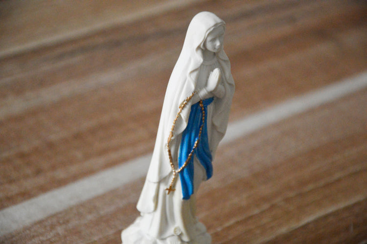 Virgin Mary Statue, 6 Inch Catholic Blessed Virgin Mother Mary Statues, Resin