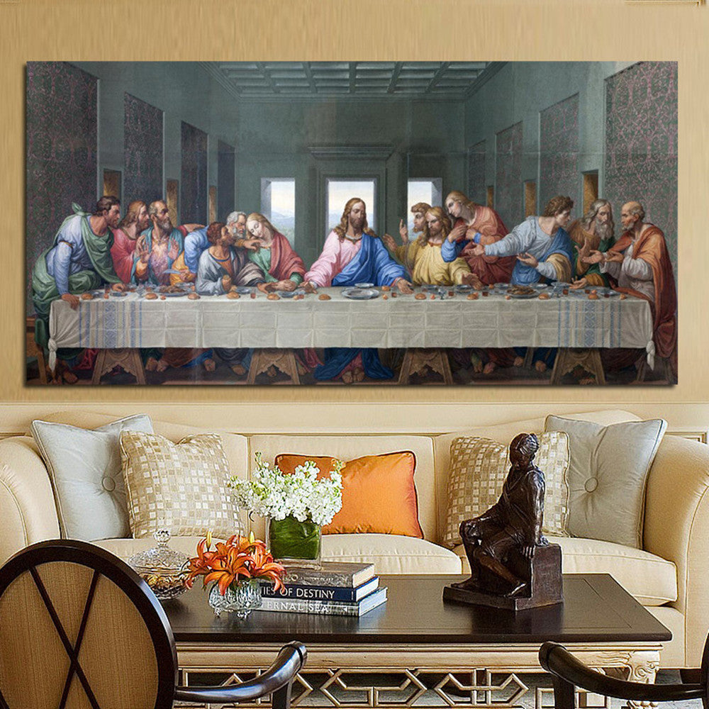 Last Supper ，Frameless，Christian，Home Decor/ New Home Gift