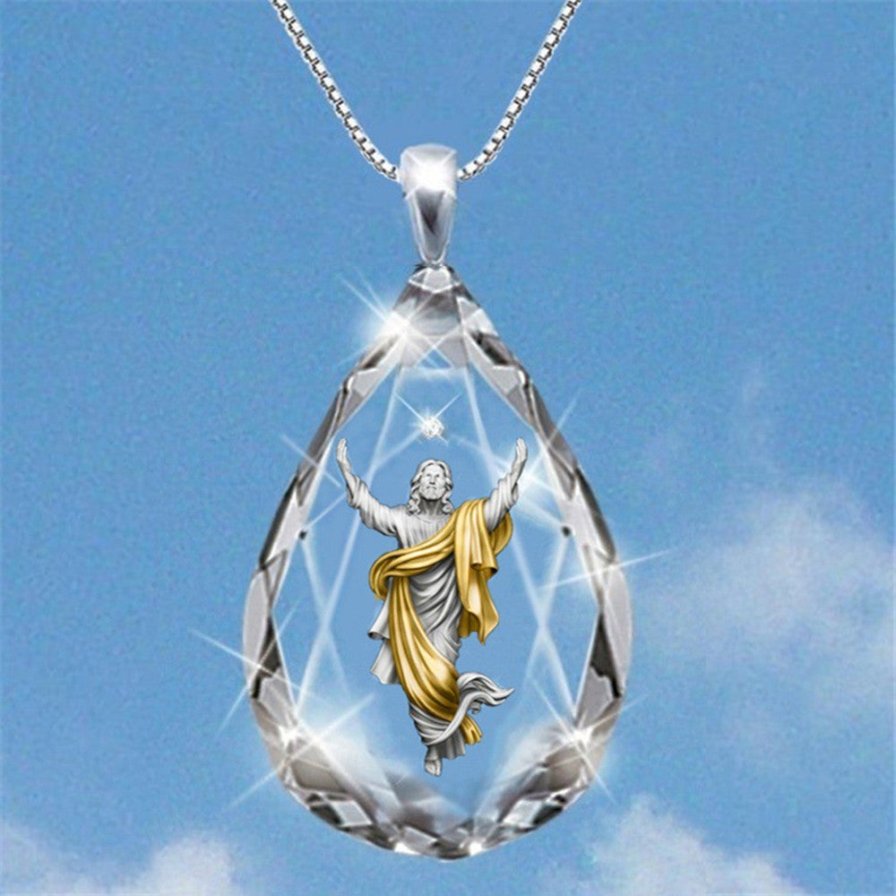 Jesus necklace,Jesus loves you