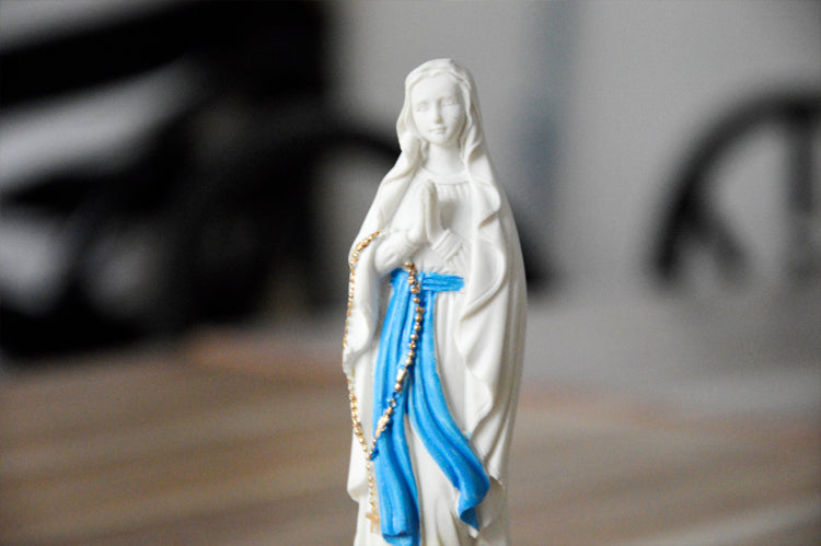 Virgin Mary Statue, 6 Inch Catholic Blessed Virgin Mother Mary Statues, Resin