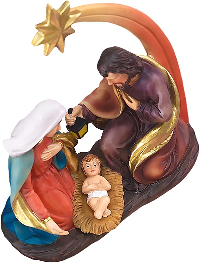 Holy Family Figurine Christmas Nativity Scene Jesus