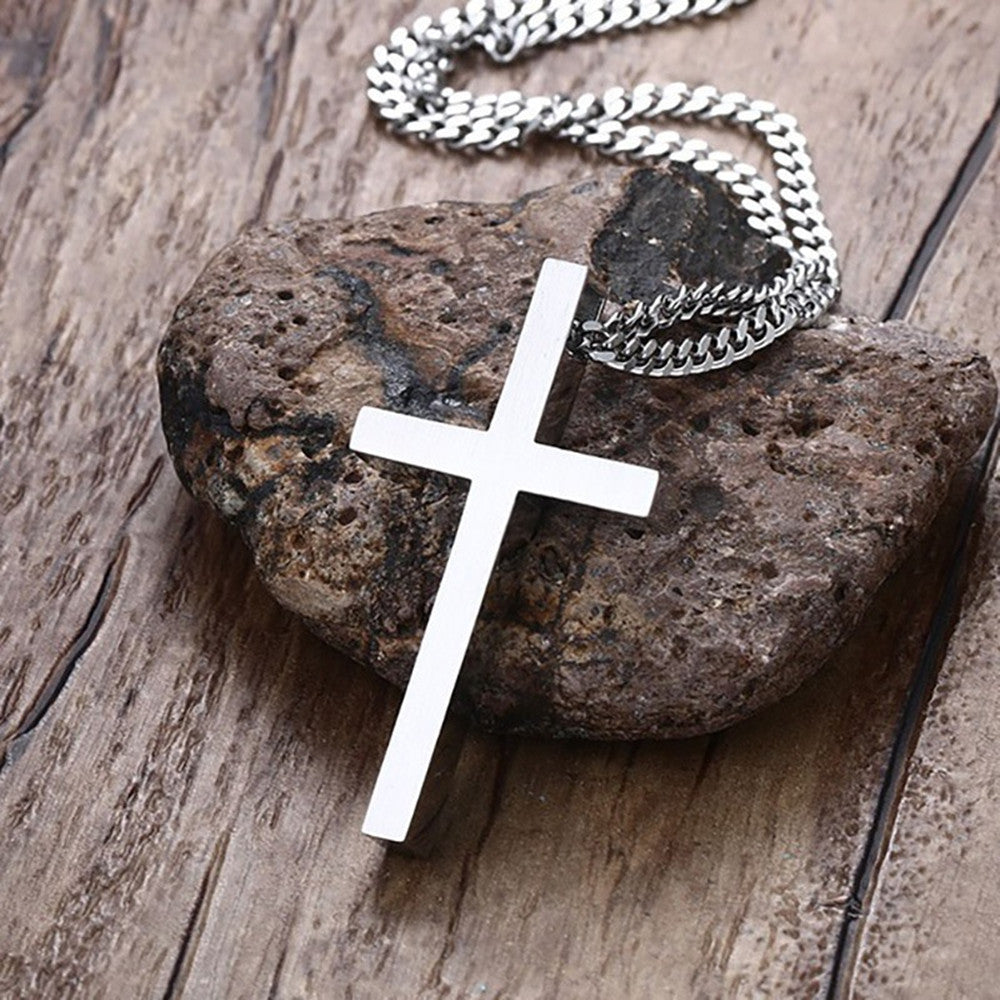 Dynamic Retail Global Jesus Cross Chain Necklace Christian Locket Pendant  Religious Jewellery BW750 Rhodium Plated Stainless Steel Necklace Price in  India - Buy Dynamic Retail Global Jesus Cross Chain Necklace Christian  Locket