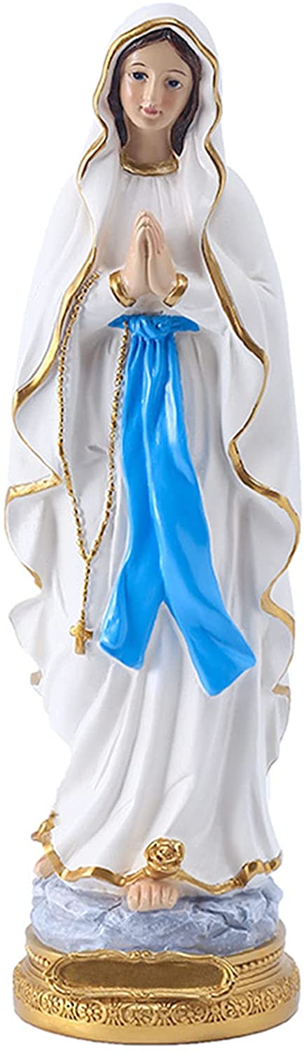 Virgin Mary Statue, 12 Inch Catholic Blessed Virgin Mother Mary Statues，Resin