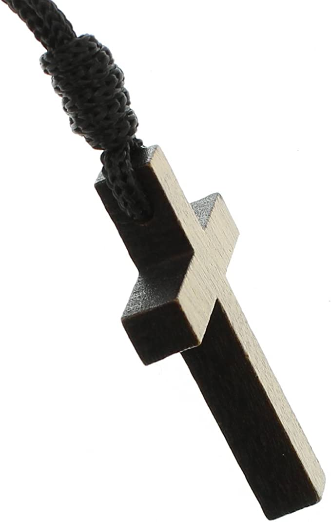 Wood Cross on Cord - Made in Brazil