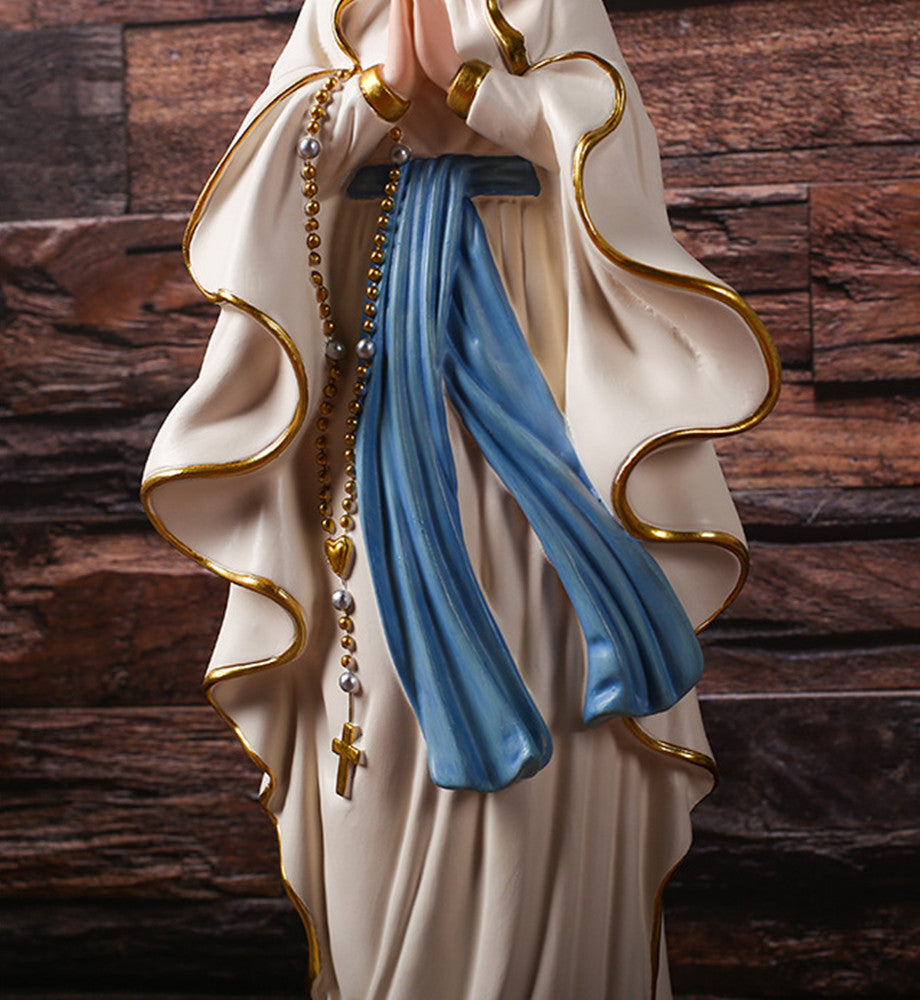 Virgin Mary Statue, 12 Inch Catholic Blessed Virgin Mother Mary Statues，Resin