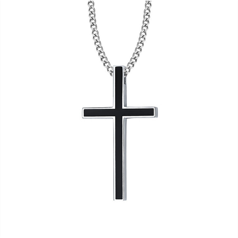 Unique Black, Gold, Cool Cross Stainless Steel Necklaces for Men – The Steel  Shop