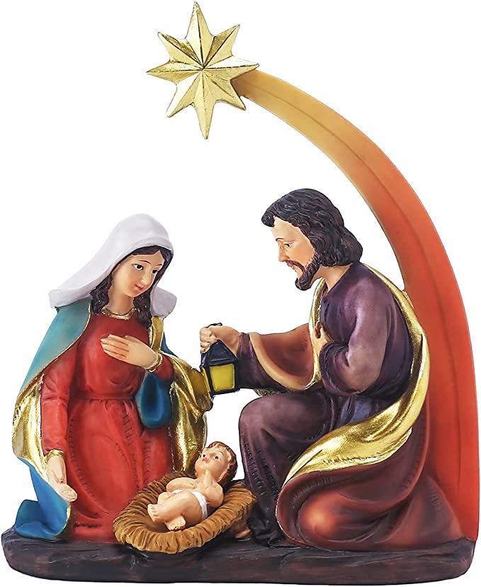 Holy Family Figurine Christmas Nativity Scene Jesus