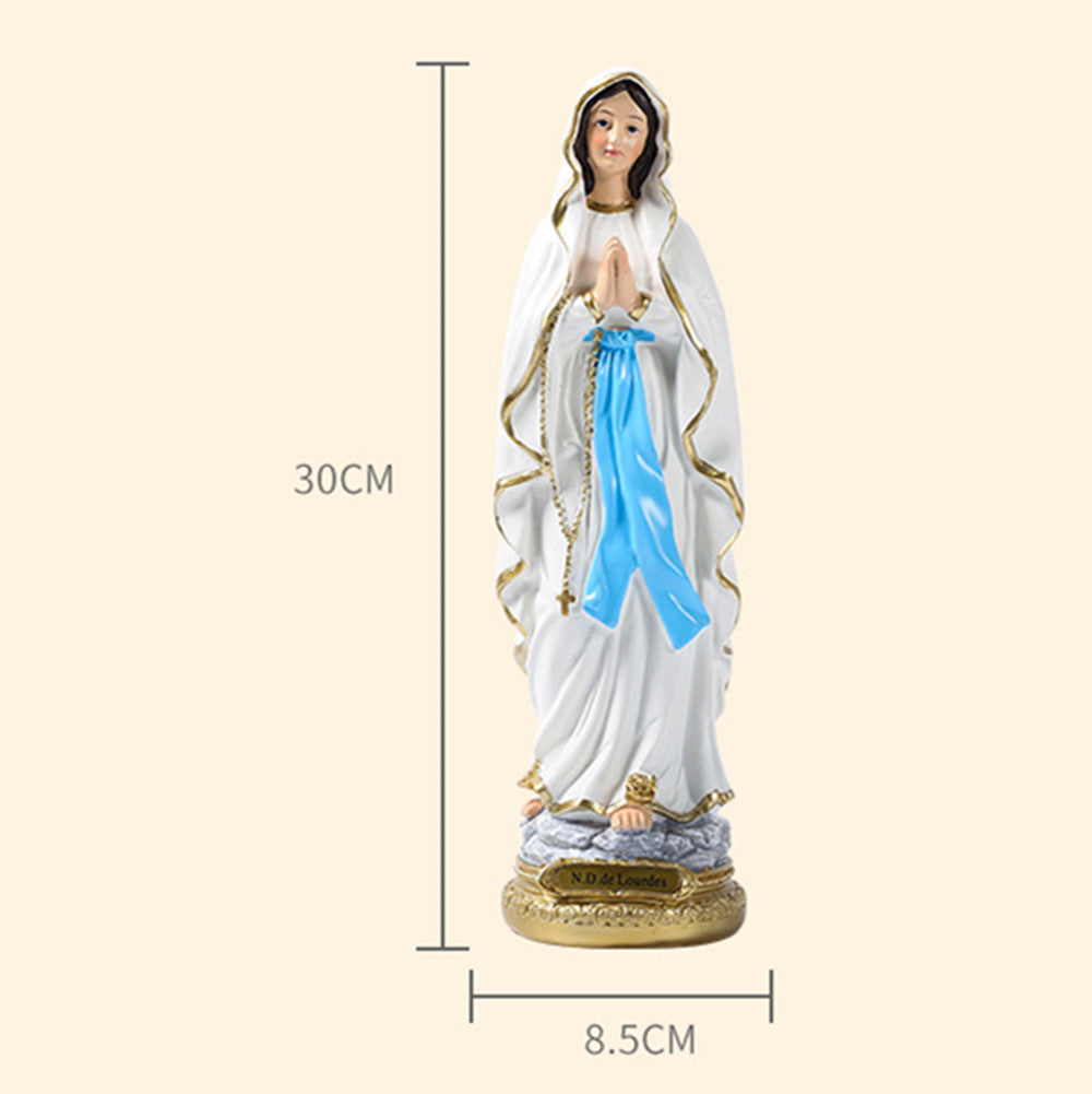 Virgin Mary Statue, 12 Inch Catholic Blessed Virgin Mother Mary Statues，Resin